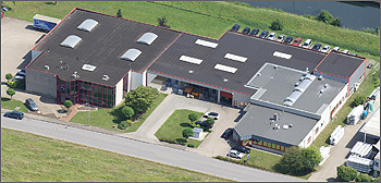 Au&szlig;enansicht des Firmengeb&auml;udes in Kleve